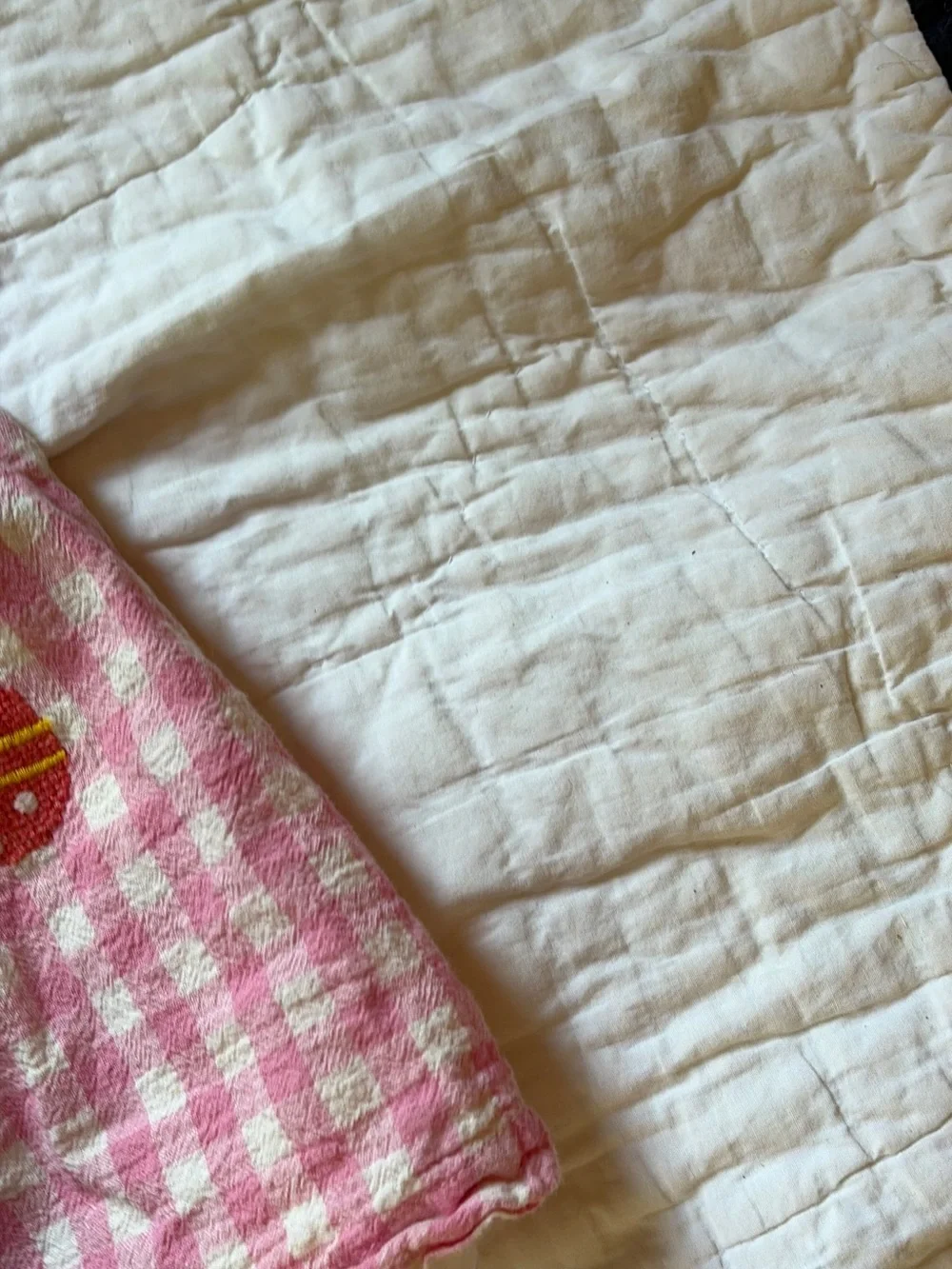 Boden Pink and Cream Gingham Easter Dress